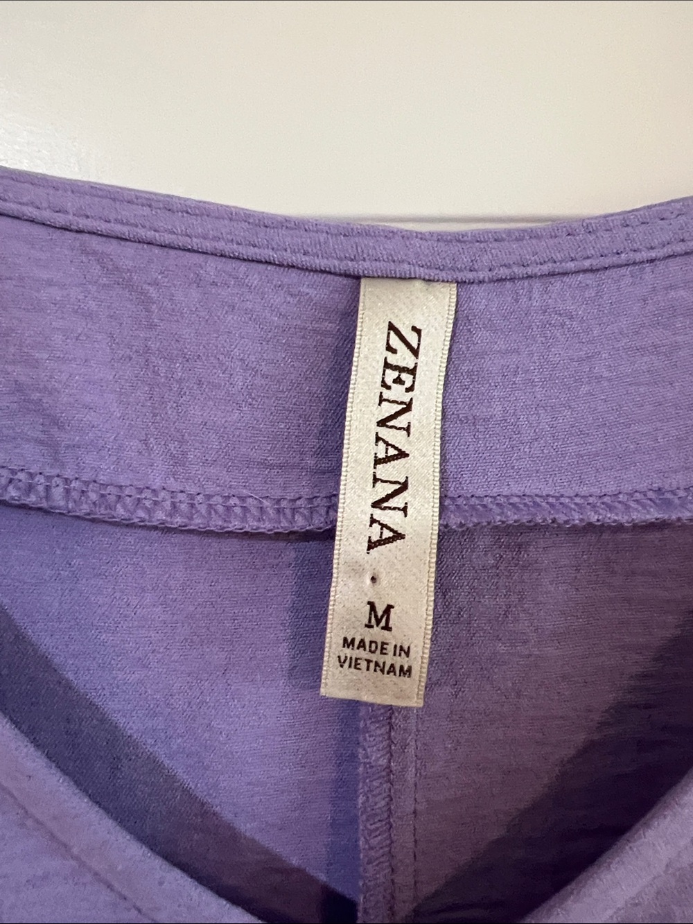 Zenana Outfitters Lavender V-Neck Relaxed Tunic - Picture 2 of 5